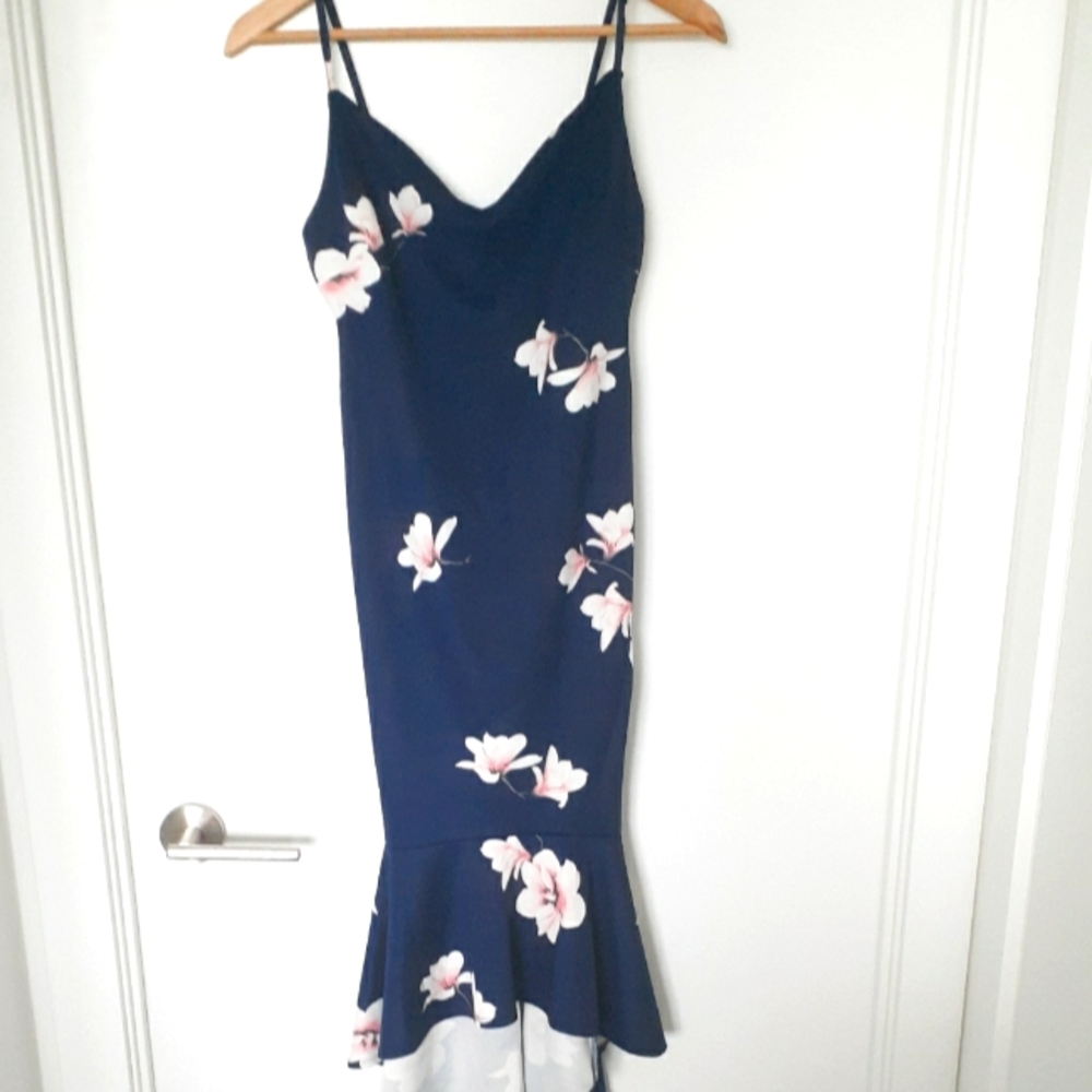 High-Low Floral Dress